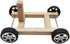 Wooden Science Experiment Kit - Monoplane Electric Aerodynamic Car for Educational DIY Research