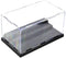 Minifigure Display Case for Action Figures Blocks, Dustproof Acrylic Display Box with 3 Movable Steps for Collection