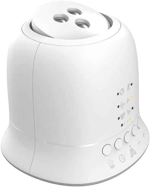 Homedics Sound Machine and Projector with 6 Soothing Sleep Sounds for Baby and Kids, Tilt Projector with 9 Images to