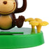 1Pc Green Solar Dancing Animal Ornament - Cute Solar Monkey Swinging Bobble Dancer for Car Dashboard Decoration