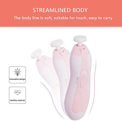 DZSF Trimmer Baby Nail File Safe Electric Nail Clipper Cutter Baby Manicure Pedicure Scissors Kids Infant Care Battery