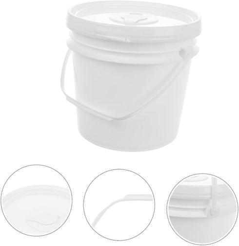 Holibanna Large Plastic Wipe Dispenser Bucket with Lid and Handle Portable Wipes Container for Car and Baby Use
