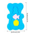 Naisicore 1 3 (4.5cm Infant Bath Sponge, Bear Shaped Baby Bath Skid Proof Bath Support, Soft Comfy Baby Shower Cushion