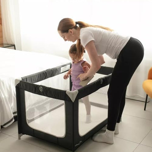 Pack 38"x26" Pack 1.5" and Play Mattress w/Travel Carry Bag, Playard Mattress N Play Mattress Topper Washable