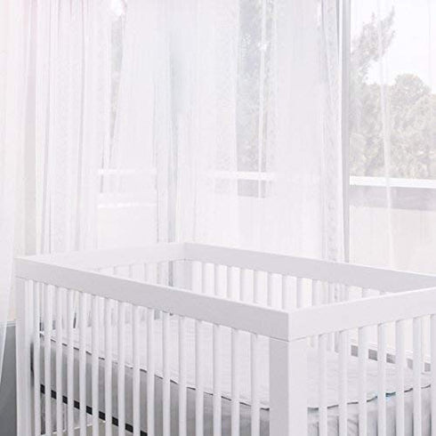 100% QuickZip Crib Extra Zip-On Sheet (SecureFit Wraparound Base Not Included) - Faster, Safer, Easier Baby Crib Sheets