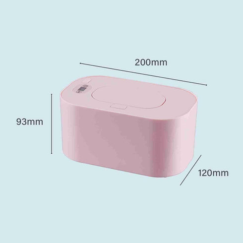 Wet Wipes Warmer Smart Baby Wipe Heater Top Heating Box with Temperature Control USB Connection for Home and Travel