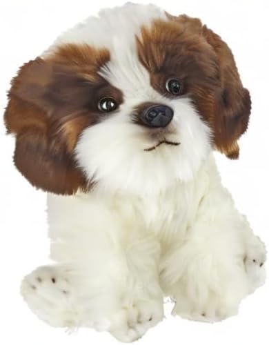 13-Inch Bearington Collection Shih Tzu Stuffed Animal Plush Puppy - Barkston Shih Tzu - Realistic Soft & Cuddly Stuffed