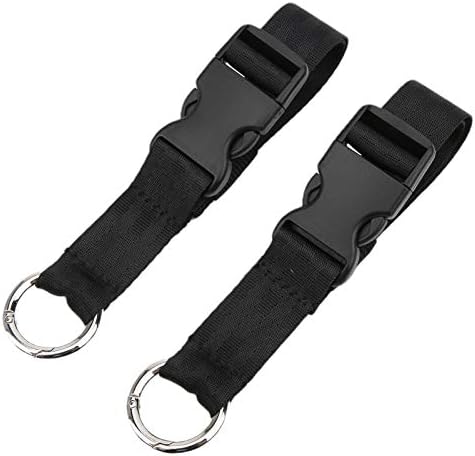 VGEBY Stroller Hooks, 2 Pcs Universal Round Strong Handy Hooks for Wheelchair Organizer Hanger