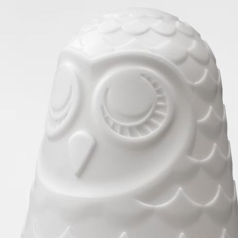 Generic 9 inches Decorative Owl Night Light, Led Table Lamp, Cute Animal Light for Bedroom or Nursery Decor, White
