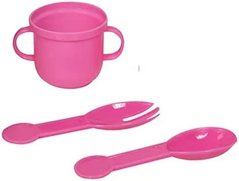 Lissi Dolls Talking Baby - 13 Inch Doll with Feeding Accessories in Pink