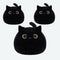Mini Cat Stuffed Animal, Cute Plush Doll Toy Gift for Girls Boys, 3 Pieces (3 Black Cats)