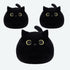 Mini Cat Stuffed Animal, Cute Plush Doll Toy Gift for Girls Boys, 3 Pieces (3 Black Cats)