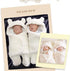 Baby Swaddle Blanket, Cute Cotton Plush Receiving Wraps for Boys Girls, Soft Newborn Sleeping for 0-6 Months