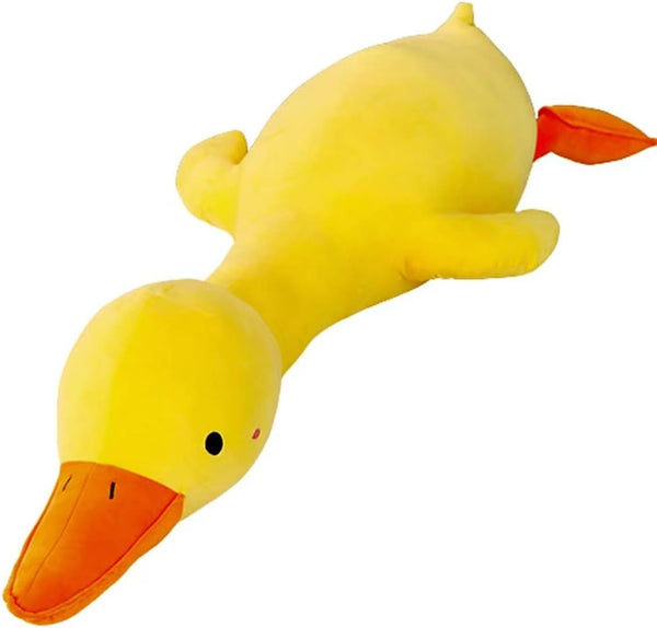 Duck Plush Pillow Stuffed Animal - Cute Giant Goose Plush Duck, Super Soft Hugging Pillow for Kids Bedding