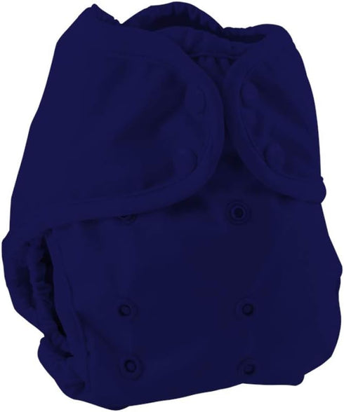 Buttons Diapers Buttons Cloth Diaper Cover Snap Super One Size (12-40lbs) (Navy)