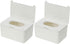 LIFKOME 2pcs Refillable Wipe Dispenser Set for Baby Adult Travel Wipes Holder Waterproof