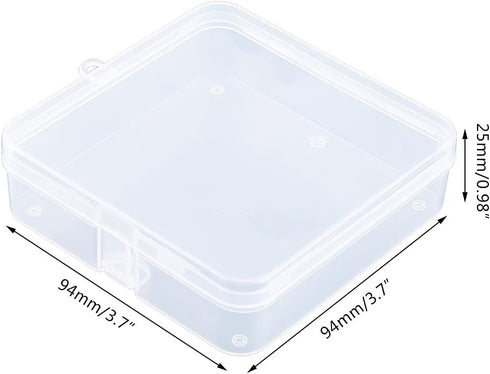 SZYDD Portable Baby Infant Teether for Case Transparent Holder Pacifier Chain Storage Box Newborn Outdoor Travel Clear