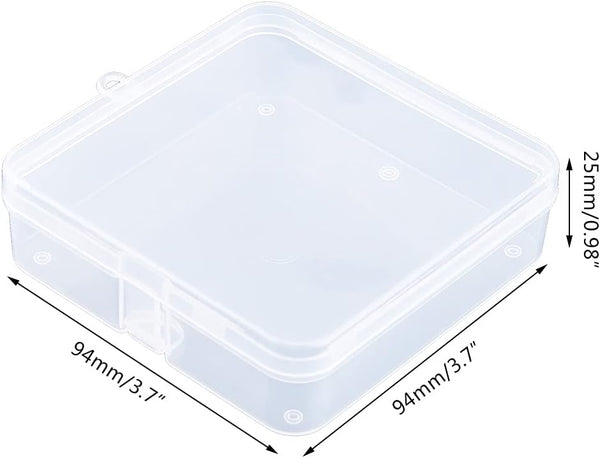 SZYDD Portable Baby Infant Teether for Case Transparent Holder Pacifier Chain Storage Box Newborn Outdoor Travel Clear
