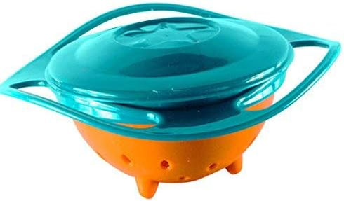 Spill Resistant Gyro Bowl with Lid by LiangTing