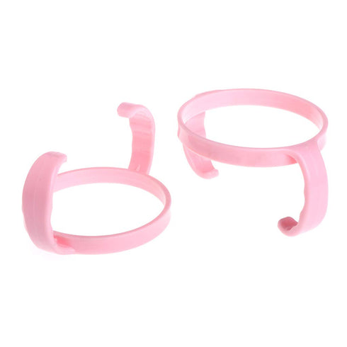DGFJY 2 Pack 2 Count Baby Bottle Holder Feeding Bottles for Comotomo Easy Cleaning (Pink/Green) Easy Grip Plasic