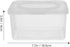 Set 2 MAGICLULU Baby Wipe Dispenser Box with Lid Refillable Portable Wipes Holder for Nursery Bathroom Desk Storage
