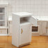 UZPDWK 1/12 Wooden Dollhouse Furniture Refrigerator Miniature Playhouse Decoration Living Dining Room- Scale
