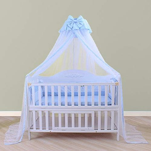 Joylife Blue Baby Canopy Netting for Toddler Bed - Bug Protection