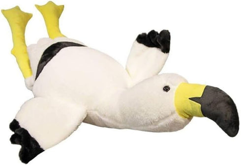 63" Giant Flamingo Stuffed Animal Plush Pillow, White Flamingo Plush Doll, Toys for Kids Birthday Christmas Gifts