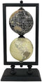 Rely+ Set of 2 4'' World Globe Sturdy Metal Stand (NOT PLASTIC!)