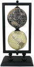 Rely+ Set of 2 4'' World Globe Sturdy Metal Stand (NOT PLASTIC!)