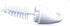 Nuby Baby Bottle and Nipple Brush with Sponge Tip, Colors May Vary