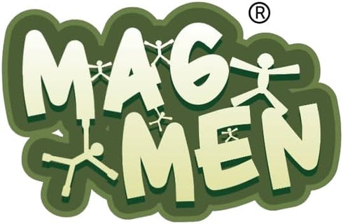 MAGMEN Enhanced Grip Magnetic Fidget Toy Figures for Kids 3-8 & Toddlers | 5 Piece Opaque Color Magnet Set for Travel &