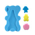 Naisicore 1 3 (4.5cm Infant Bath Sponge, Bear Shaped Baby Bath Skid Proof Bath Support, Soft Comfy Baby Shower Cushion