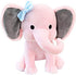 Stuffed Elephant Animal Plush Toy, 9 Inch (Pink)