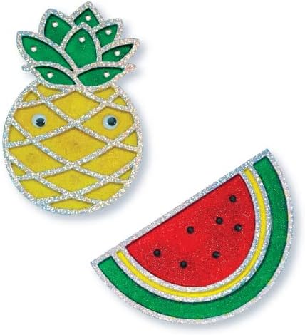 Creativity for Kids Window Art Fun Fruits: Paint and Decorate 2 Suncatchers for Kids' Window Art