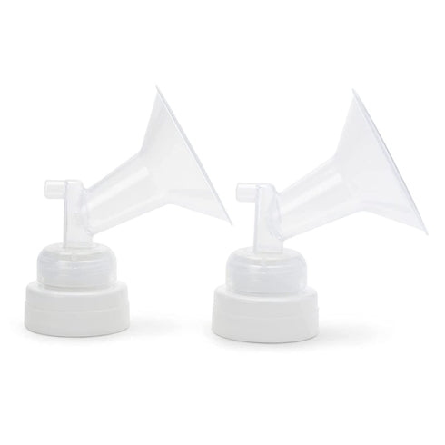 Ameda Mya Breast Pump Replacement Flanges 30mm, 2 Count, Comfort Fit Angled Flange