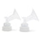 Ameda Mya Breast Pump Replacement Flanges 30mm, 2 Count, Comfort Fit Angled Flange