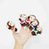 5 Little Monkeys Finger Puppets for Kids - 7 Pack Plush Storytelling Theater Role Play Toys for Toddlers