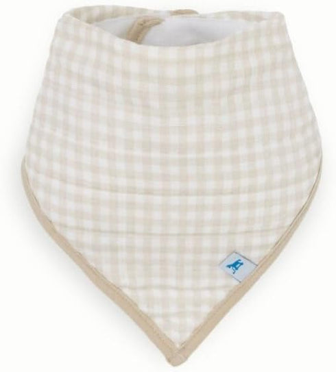 Cotton Muslin Bandana Bib with Fleece - Little Unicorn Design
