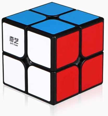 Qidi Speed Cube 2x2 - Smooth Bright-Light Sticker Classic Colors - 2x2x2 Puzzles Toys for Child's Concentration