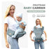 6-in-1 FRUITEAM Baby Carrier with Waist Stool/Hip Seat for Breastfeeding, One Size Fits All - Adapt to Newborn, Infant