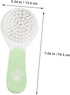 HAKIDZEL Set 2-Piece Hair Brush and Comb Soft Bristles Grooming Kit for Newborns and Toddlers for Cap Care and Registry