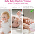 Trimmer Set, 6 2-Pack Newborn Baby Nail Gentle Electric Nail File for Sensitive Nails with Grinding Heads, Quiet Nail