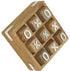 Handcrafted Gifts XO Blocks Tic Tac Toe Game - Wooden Family Board Games for All Occasions