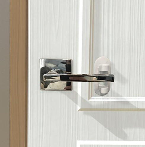 Tuut (2 Pack) Door Lever Lock Child Proof Doors & Handles, Adhesives - Child Safety By