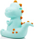 H&W Dinosaur Money Bank (Blue), Shatterproof Tyrannosaurus Rex Piggy Bank, First Coin Bank for Kids, Best Christmas