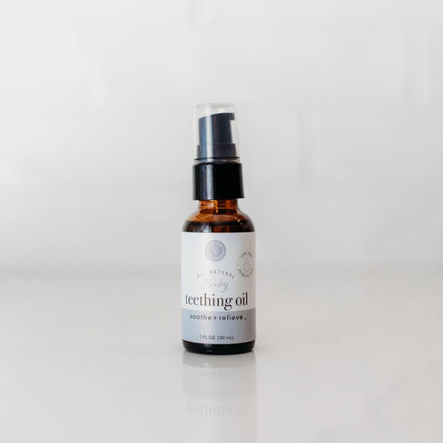 Rowe Casa Organics Baby Teething Oil - Naturally Relieving Chamomile and Copaiba Blend for Teething Discomfort