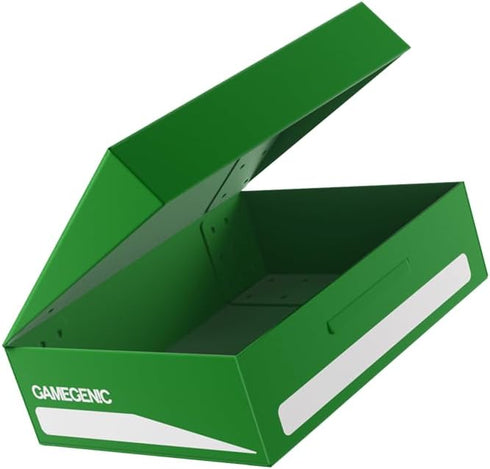 Gamegenic Token Holder - Durable Storage Box for Game Tokens, Dice, Cards, Compatible with Board Games, Green Color