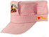 The Real Deal Girls Red Steam Engine Embroidered Train Engineers Hat with I Trains Design