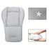 Twoworld Large Thickening Baby High Chair Cushion Liner Mat Pad Cover, Breathable Fashion Gray